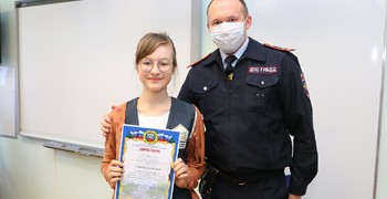 Наши лицеисты победили в конкурсе инспекции безопасного дорожного движения по г. Кирову