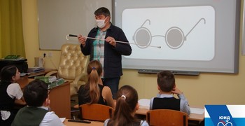 В лицее прошла акция, посвященная международному дню «белой трости» (International White Cane Safety Day)
