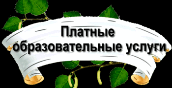 Информация о платных образовательных услугах